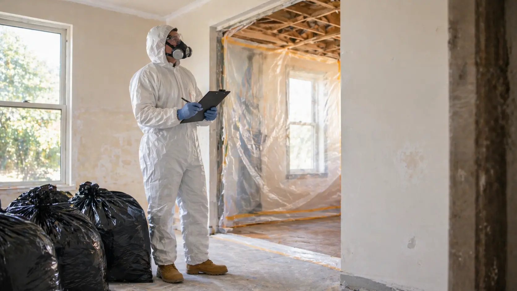 asbestos clearance certificate QLD inspection report after removal