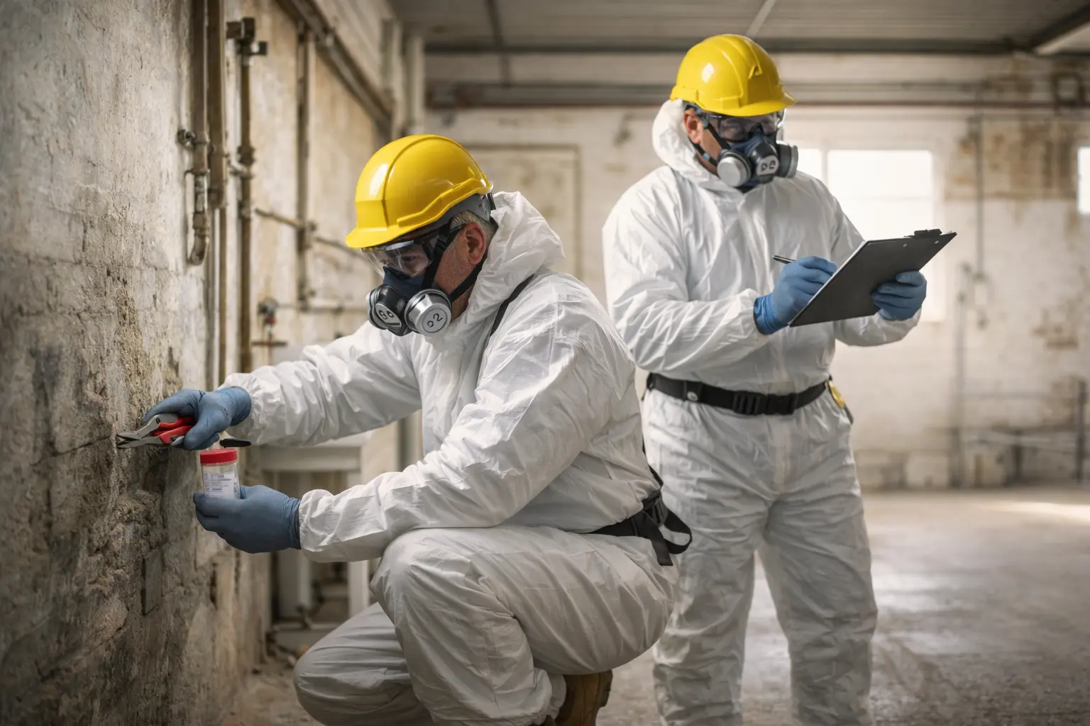 asbestos testing vs inspection Brisbane sample testing inspection