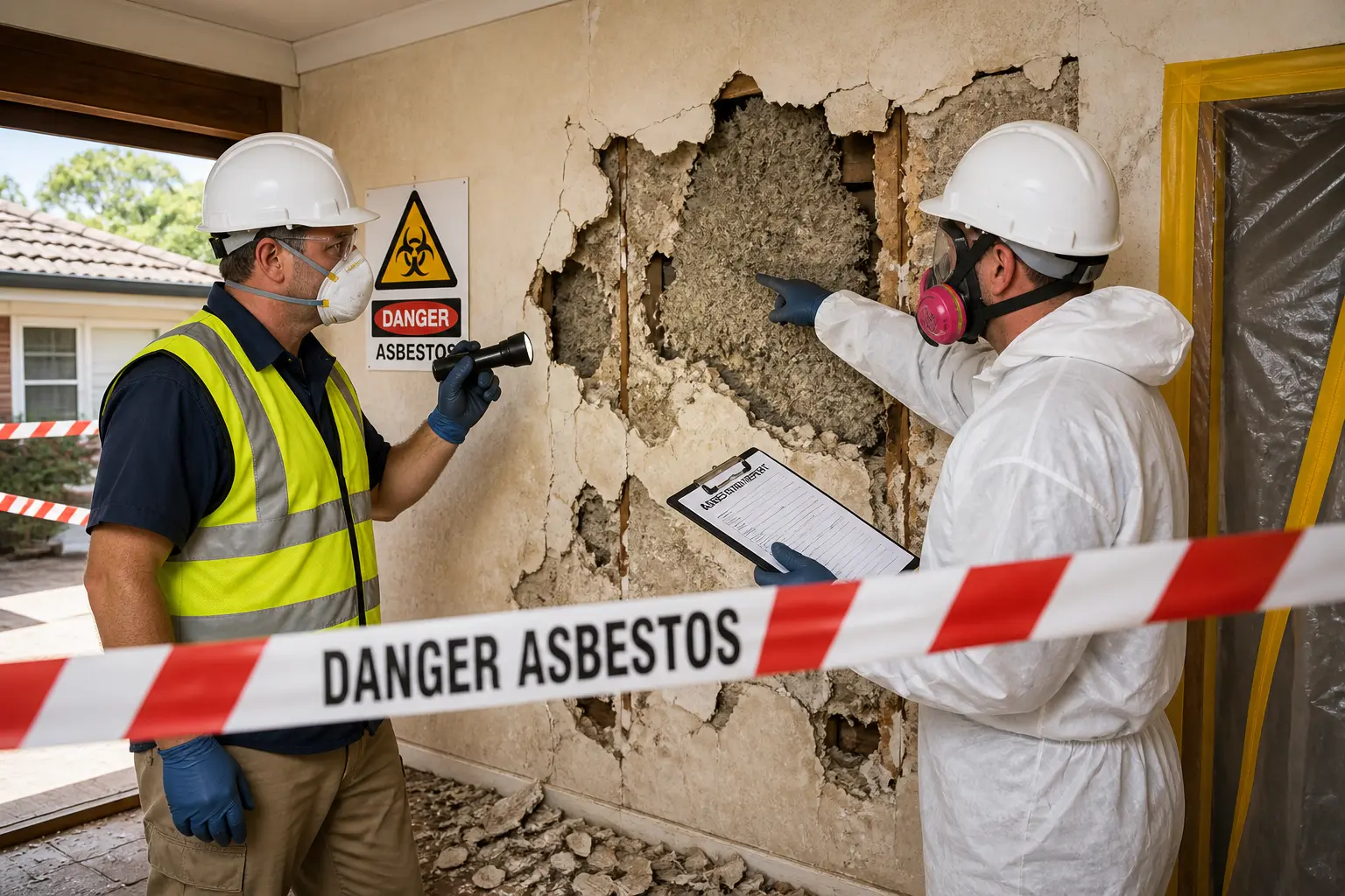 broken asbestos Brisbane emergency response